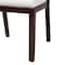 Baxton Studio Joana Modern Bohemian Dark Brown Mahogany Wood and Natural Abaca Dining Side Chair 228-13105-ZORO - alternate 3